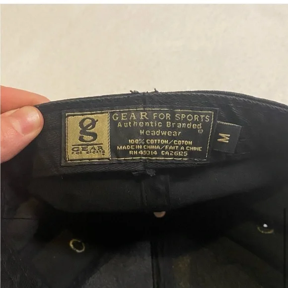 Wolf Creek Black with White Embroidery Hat - Picture 3 of 4